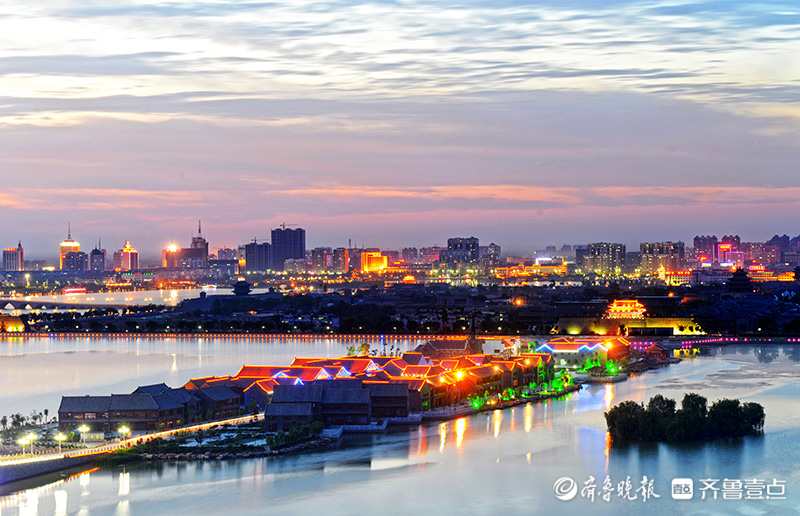 聊城，繁荣与发展并行的城市全景展示